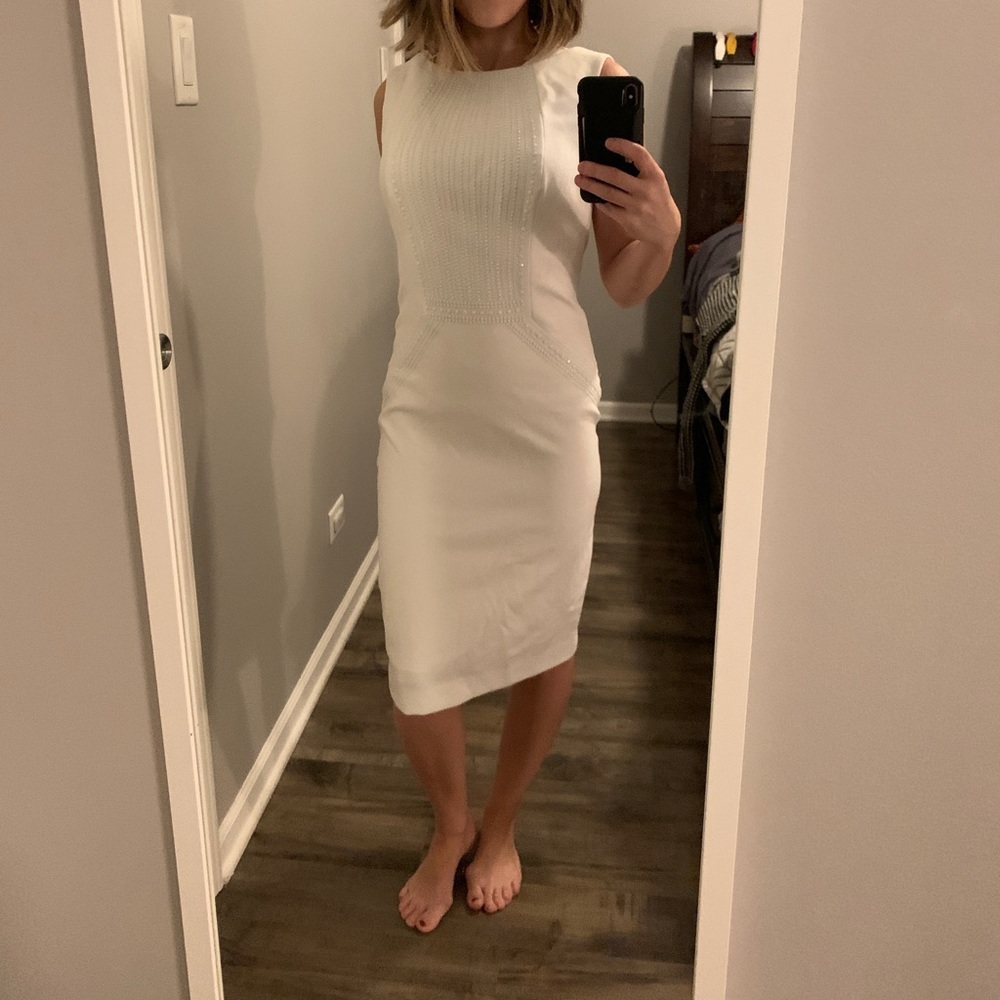 Cache white dress